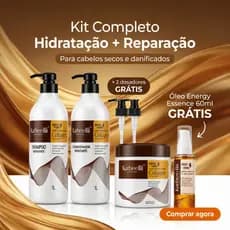 KIT KARBEELLII COM BRINDE - CRONOGRAMA CAPILAR COMPLETO   Brilho + Hidratação  + Dia a Dia