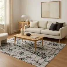 Tapete para Sala Geométrico Antiderrapante Grande Médio Pequeno Decoração Quarto Moderno Vários Tamanhos