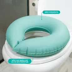 Almofada Ortopédica Inflável para Vaso Sanitário Assencio - Conforto e Segurança com Antimicrobianos