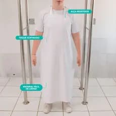 Kit 5 Avental PVC Impermeável Multiuso Cozinha Frigorífico Limpeza