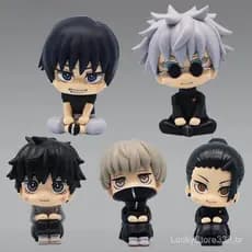 10cm Anime Satoru Gojo Jujutsu Kaisen Figura Fushiguro Megumi Brinquedo Okkotsu Yuta Inumaki Toge Geto Suguru PVC Modelo