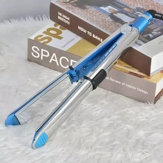Prancha de Cabelo e Chapinha Super Nano Titanium Optima 3000 BIVOLT Profissional 465° casachic