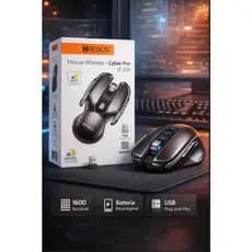 Mouse Gamer Hrebos IF-201 Sem Fio – Wireless USB 1600 DPI