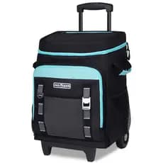 INSMEER Bolsa Térmica Grande Com Roda 50 L/ 80 Latas Impermeável