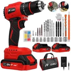 Furadeira parafusadeira profissional​ 120N.M 2 Baterias 2.0Ah Brushless portátil​ furadeira