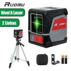 Nivel a laser profissional 2 linhas nível a laser com tripé 20M laser level