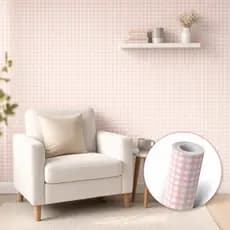 Papel de Parede Xadrez Autocolante Adesivo Decorativo para Sala Quarto Lavável Fácil Aplicar