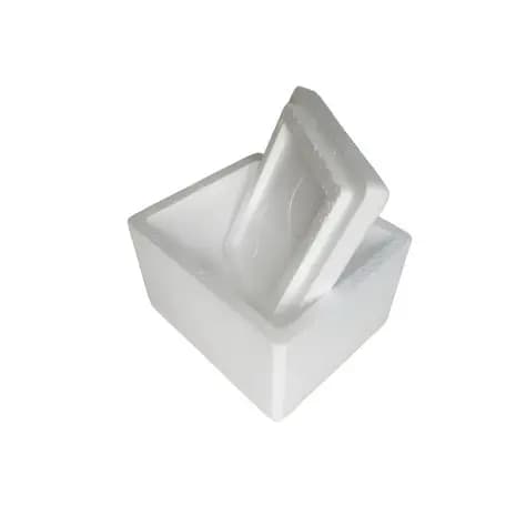 4 caixas de isopor 500ml pequena caixinha de isopor eps branca