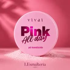 Pó Vivai - Uchoa Make - banana/Pink/Chocolate – Pó Solto Translúcido Facial Finalizador Efeito Matte Longa Duração