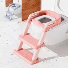Assento Sanitário Infantil Redutor Conforto Segurança com Escada Antiderrapante