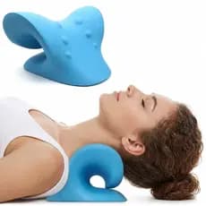 Almofada Alongador Cervical Corretor Postura Pescoço Alívio De Dores E Tensão