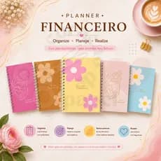 Livro Caixa Pessoal A5 | Controle Financeiro e Planejamento Mensal