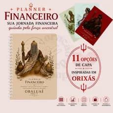 Planner Financeiro com Capa Dura e Espiral Orixas