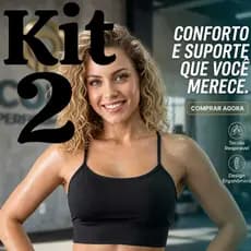 KIT 2  Top Alça Feminino Fitness Suplex Alça Fina Academia Treino Sem Bojo Confortável Sustentação