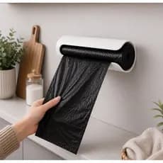 Suporte para Saco de Lixo Parede Organizador Prático Lixeira Suspensa Cozinha Banheiro P e G