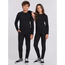 Conjunto Térmico infantil juvenil unissex para frio calça + blusa flanelada peluciada  termica 2 ao 14 anos