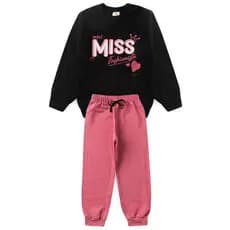 Conjunto moleton masculino e feminino de inverno infantil  moda infantil barato