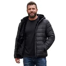 casaco jaqueta bomber peluciada bobojaco  masculino feminino unisex inverno freio capuz removível impermeável