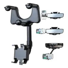 Suporte Celular Universal Veicular Carro Retrovisor 360 Gps
