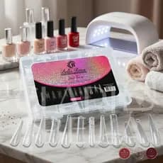 Molde F1 Bella Rosa 288 Peças 12 Formatos Unha Gel Polygel Acrílico Profissional Nail Designer