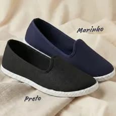 Kit 2 Pares Sapatilha Feminina Casual Flexível Leve Macio Confortável