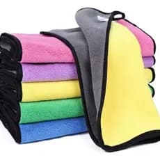 Pano Microfibra 30x40 cm Dupla Face Para Limpar Carro Moto Casa Toalhas resistente Flanela multiuso