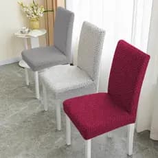KIT 4 6 8 10 Capa Elástica Para Cadeira Mesa de Jantar Estampas Variadas Tecido de Luxo