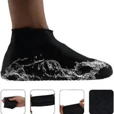 Protetor de Sapato Silicone Para Chuva Antiderrapante Capa Tênis Impermeável