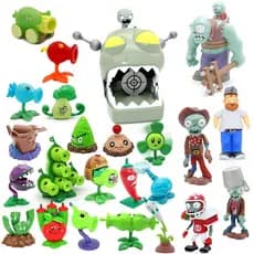 Jogo Plants vs. Zombies Boneca Zumbi Figura Simples Zumbi Pacote Solto Empurrável Plástico de Vinil Duro Acessórios de B