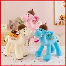 BH7 Colorido Dromedário Deserto Camelo Bonecas De Pelúcia Para Menina Decoração De Casa Brinquedo Travesseiros