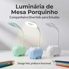 Luminaria De Mesa Abajur Usb Flexivel Recarregavel Sem Fio Led Leve Dobrável