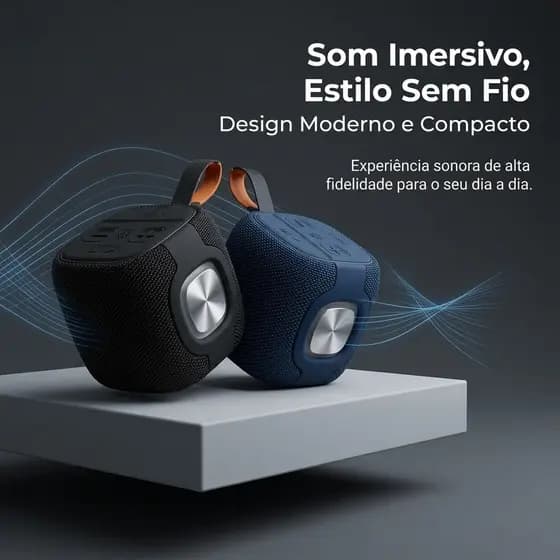 Caixa De Som Speaker Bluetooth RGB Portátil À Prova D'água IPX6