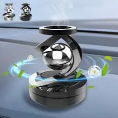 Aromatizador de Carro Solar Giratório Com Difusor Energia Solar Purificador De Ar