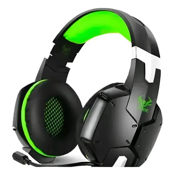 Fone Headphone Headset Gamer Verde Ej-901