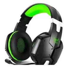 Fone Headphone Headset Gamer Verde Ej-901