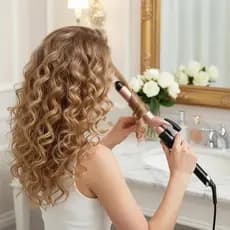 Modelador de Cachos BabyLiss Cerâmica Profissional Cachos Grandes e Pequenos Aquecimento Rápido