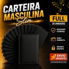 Carteira Slim Masculina Couro Lembrança Padrinhos Formatura Casamento super oferta!