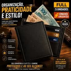 KIT Carteira Masculina Couro 5 ,10 ou 20 Unidades Porta Cartão Lembrança Padrinhos Casamento