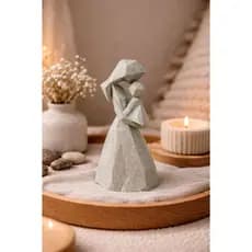 Escultura Decorativa Mãe e Filho  | Ideal para Quarto e Sala | Decoração Sofisticada e Moderna