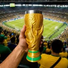 Suporte Taça Copa do Mundo para Copo Térmico 473ml com Porta Snacks