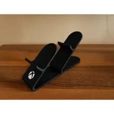 Suporte Duplo Para Controle Gamer Organizador Base Mesa Compatível Xbox Series X S One Elite