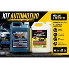 Kit Automotivo Solupan 5L + Lava Autos 5L Limpeza Completa Carro Moto Caminhão