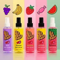 Kit 2 BODY SPLASH 230ml - Cheiro De Chiclete e Frutas Perfume Corporal - Longa Duração Presente