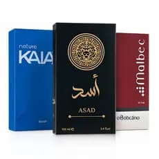 PERFUME MASCULINO 100ml  Longa Duração e Boa Fixação Presente Para o Dia Dia Variação 1 e 3 Perfume