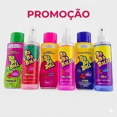 Kit Sabonete Líquido + Body Splash  com Cheirinho de Chiclete Para o Dia Dia - Presente Feminino