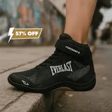 Botinha Everlast Unissex para Academia, Musculação e Corrida – 33 ao 43