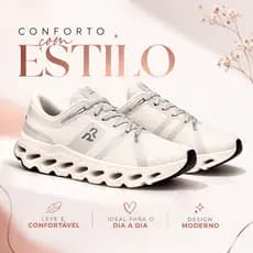 Tênis RP Feminino Esportivo Off White Cinza