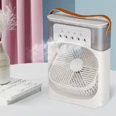 GRANDE Ar Condicionado Climatizador Umidificador Ventilador Portátil Led Quarto Sala Escritório Mesa