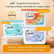 Cápsulas de detergente para roupa Pueril 5 em 1 30 cápsulas
