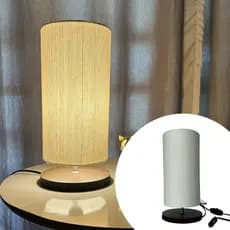 Luminária Abajur Dellar 29 Cm Casa Decoração De Casa Escritório Sala Quartos Modelo Rustico